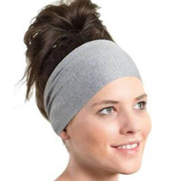 Unisex Sweatband Stripe Sporting Fitness Stretch Headband Hair Band Sweat Absorbing Headband Hearband New Style Protector - lovell-shop