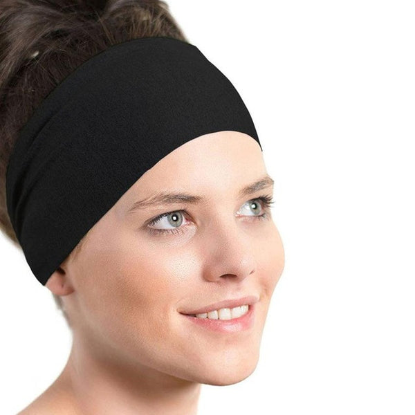 Unisex Sweatband Stripe Sporting Fitness Stretch Headband Hair Band Sweat Absorbing Headband Hearband New Style Protector - lovell-shop