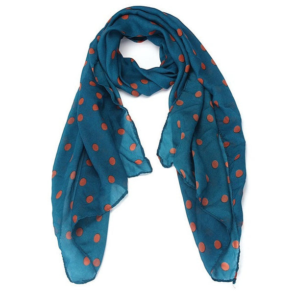 JECKSION 2016 women scarf Long Wrap Shawl Polka Dot Chiffon Scarf Scarves Stole #LN - lovell-shop