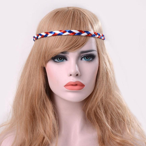 Fashion 3 Colors Weave Headband Fashion Boho Ladies Braid Hair Head Band For Women Beach Party Headbands haar accessoires - lovell-shop