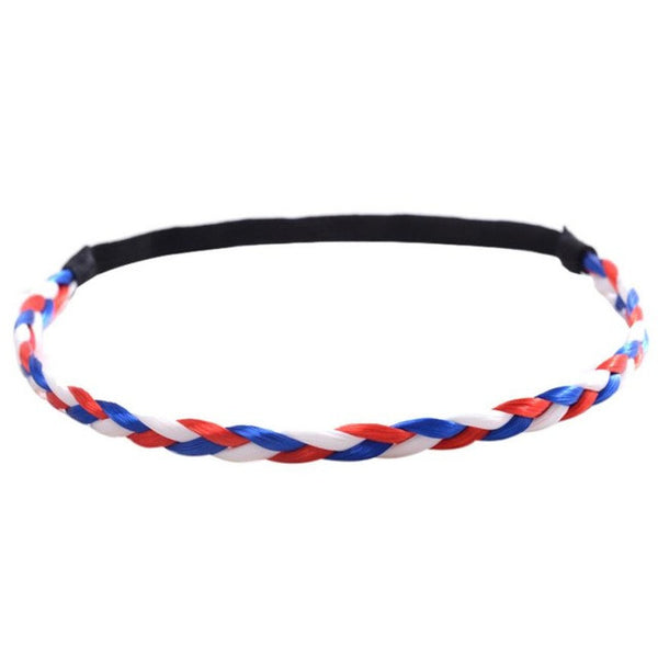 Fashion 3 Colors Weave Headband Fashion Boho Ladies Braid Hair Head Band For Women Beach Party Headbands haar accessoires - lovell-shop