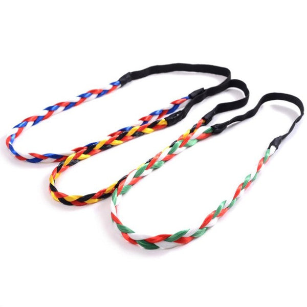 Fashion 3 Colors Weave Headband Fashion Boho Ladies Braid Hair Head Band For Women Beach Party Headbands haar accessoires - lovell-shop