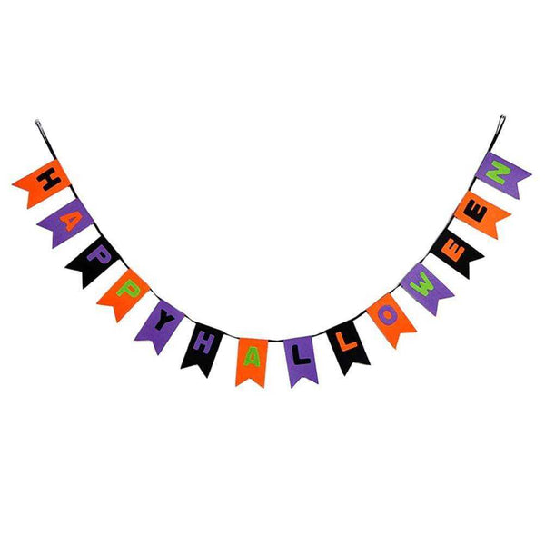 3.2M Happy Halloween Bunting Banner Party Burgee Hanging Decoration for Home Haunt House - lovell-shop