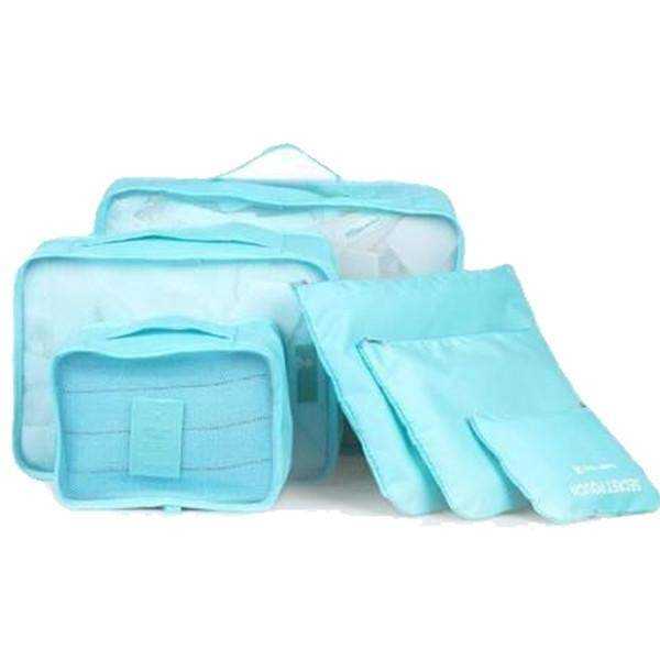 6 PC Portable Travel Luggage Packing Cubes - lovell-shop