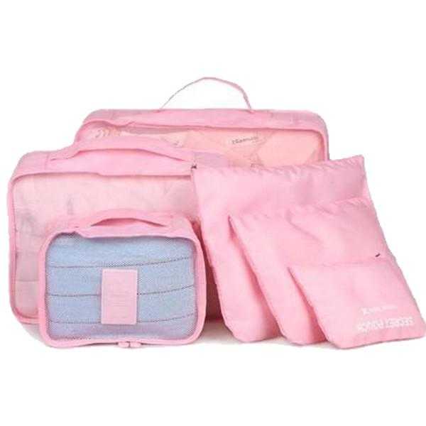 6 PC Portable Travel Luggage Packing Cubes - lovell-shop