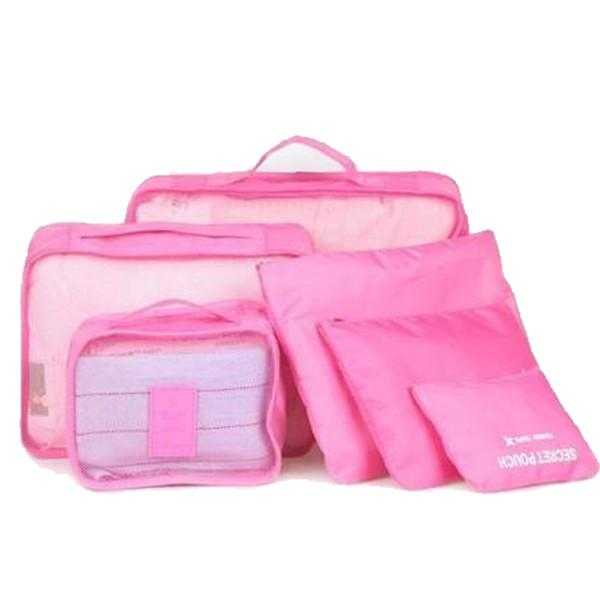 6 PC Portable Travel Luggage Packing Cubes - lovell-shop