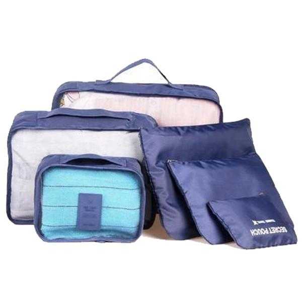 6 PC Portable Travel Luggage Packing Cubes - lovell-shop