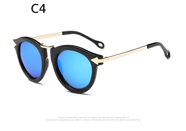Round Retro Sunglasse For Women - lovell-shop