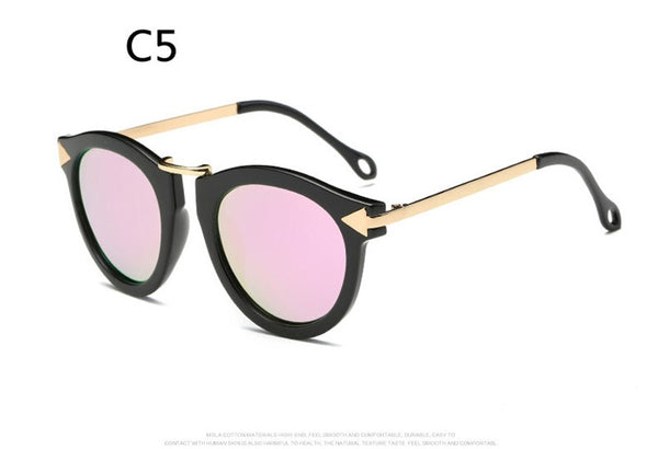 Round Retro Sunglasse For Women - lovell-shop