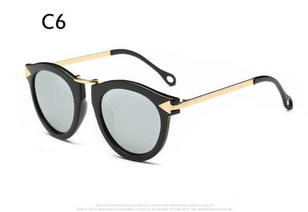 Round Retro Sunglasse For Women - lovell-shop