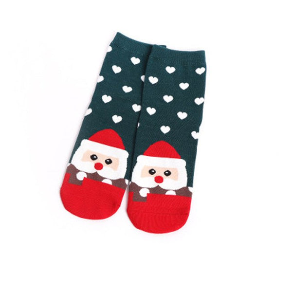 2019 Christmas Santa Claus Socks Women Cotton Short Elk Winter Socks Cartoon Deer Snow Man Cute Socks New Fashion New Year Gift - lovell-shop