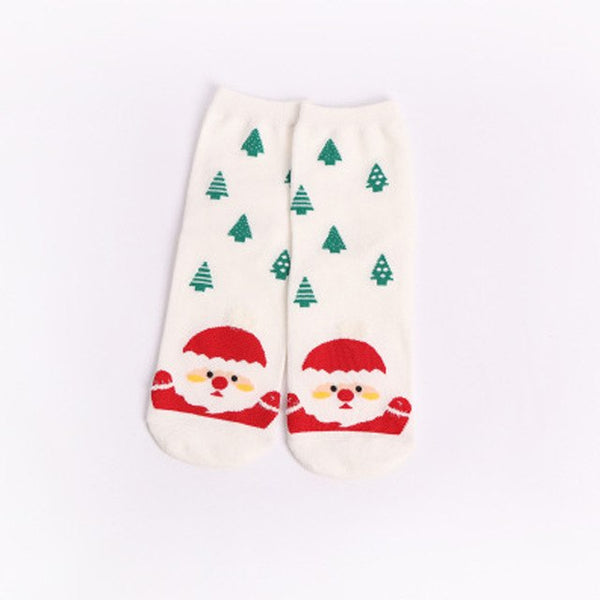 2019 Christmas Santa Claus Socks Women Cotton Short Elk Winter Socks Cartoon Deer Snow Man Cute Socks New Fashion New Year Gift - lovell-shop
